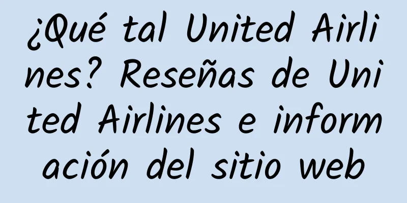 ¿Qué tal United Airlines? Reseñas de United Airlines e información del sitio web