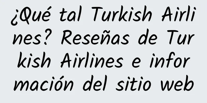 ¿Qué tal Turkish Airlines? Reseñas de Turkish Airlines e información del sitio web