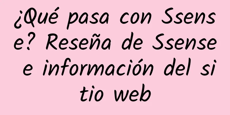 ¿Qué pasa con Ssense? Reseña de Ssense e información del sitio web