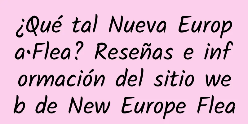 ¿Qué tal Nueva Europa•Flea? Reseñas e información del sitio web de New Europe Flea