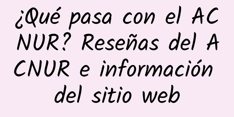 ¿Qué pasa con el ACNUR? Reseñas del ACNUR e información del sitio web
