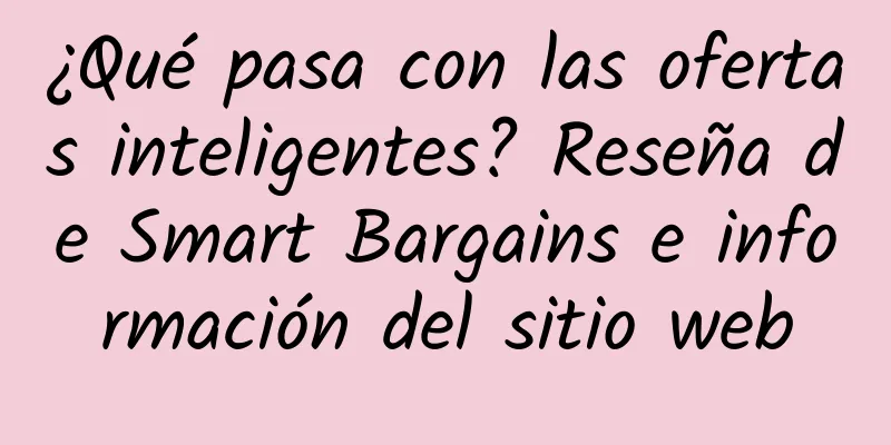 ¿Qué pasa con las ofertas inteligentes? Reseña de Smart Bargains e información del sitio web