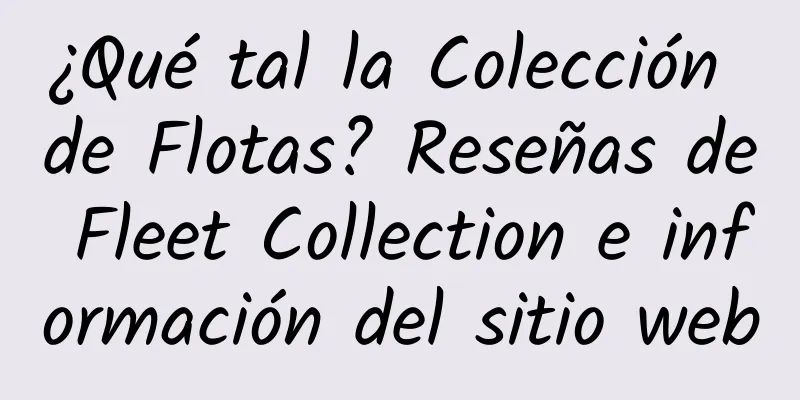 ¿Qué tal la Colección de Flotas? Reseñas de Fleet Collection e información del sitio web