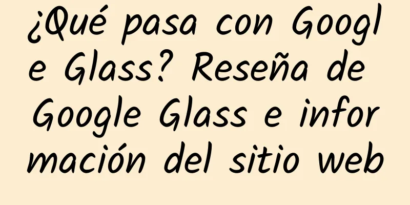 ¿Qué pasa con Google Glass? Reseña de Google Glass e información del sitio web