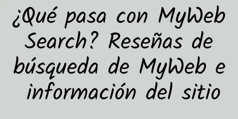 ¿Qué pasa con MyWeb Search? Reseñas de búsqueda de MyWeb e información del sitio