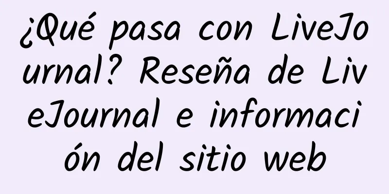 ¿Qué pasa con LiveJournal? Reseña de LiveJournal e información del sitio web