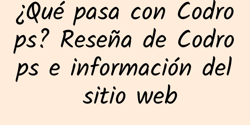 ¿Qué pasa con Codrops? Reseña de Codrops e información del sitio web
