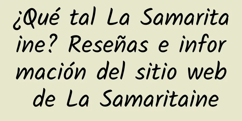 ¿Qué tal La Samaritaine? Reseñas e información del sitio web de La Samaritaine