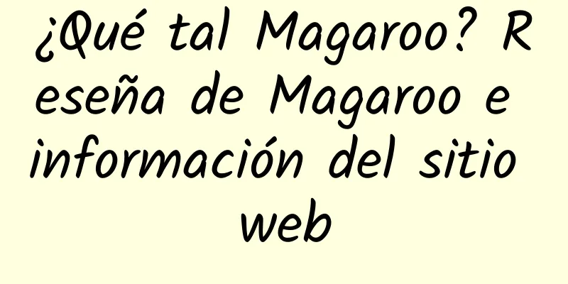 ¿Qué tal Magaroo? Reseña de Magaroo e información del sitio web