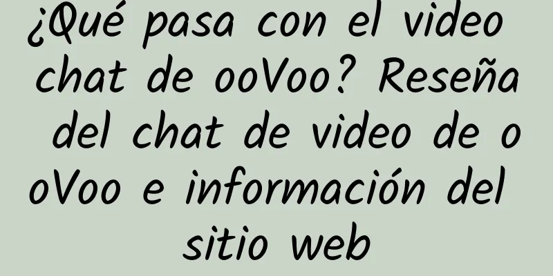 ¿Qué pasa con el video chat de ooVoo? Reseña del chat de video de ooVoo e información del sitio web
