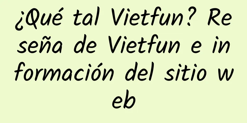 ¿Qué tal Vietfun? Reseña de Vietfun e información del sitio web