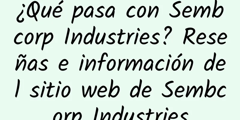 ¿Qué pasa con Sembcorp Industries? Reseñas e información del sitio web de Sembcorp Industries