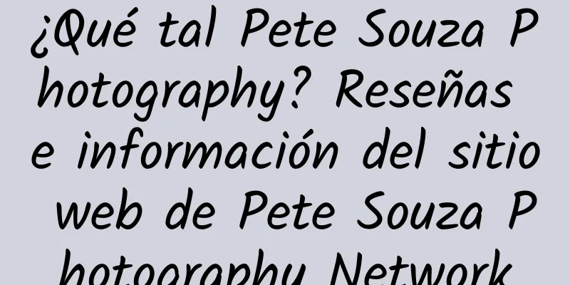 ¿Qué tal Pete Souza Photography? Reseñas e información del sitio web de Pete Souza Photography Network
