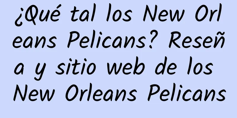¿Qué tal los New Orleans Pelicans? Reseña y sitio web de los New Orleans Pelicans