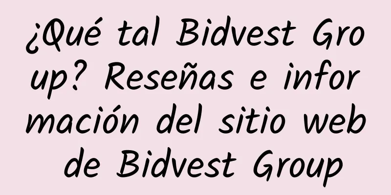 ¿Qué tal Bidvest Group? Reseñas e información del sitio web de Bidvest Group