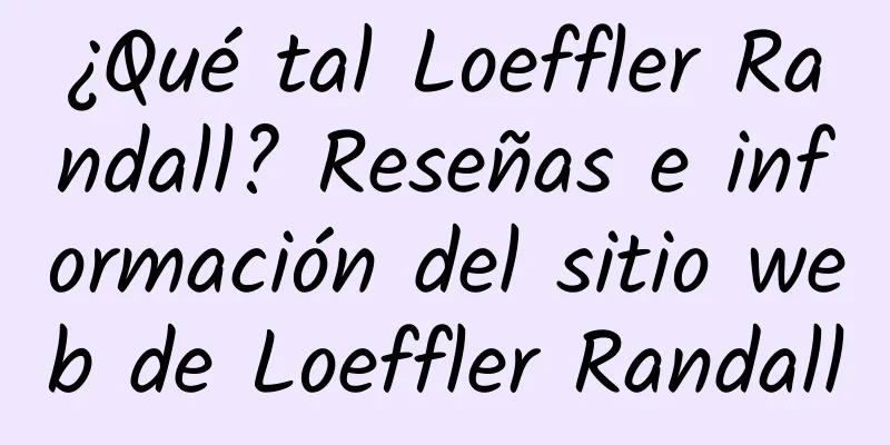 ¿Qué tal Loeffler Randall? Reseñas e información del sitio web de Loeffler Randall