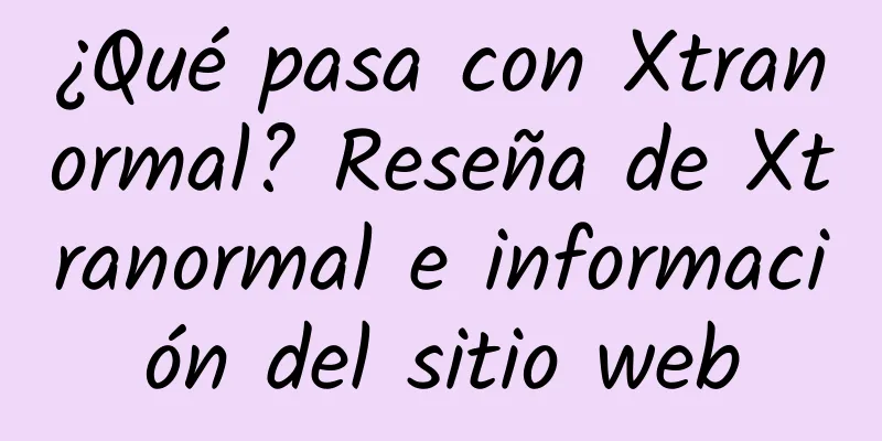 ¿Qué pasa con Xtranormal? Reseña de Xtranormal e información del sitio web