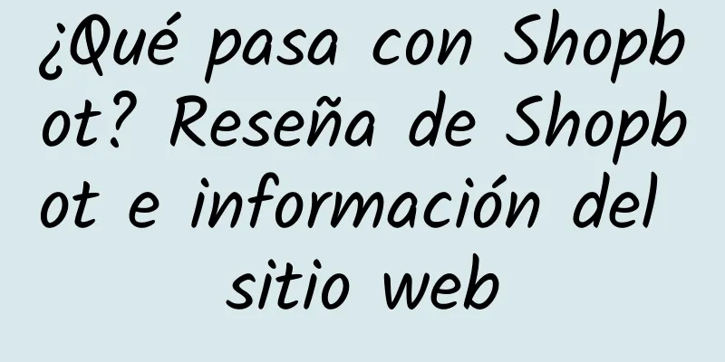 ¿Qué pasa con Shopbot? Reseña de Shopbot e información del sitio web