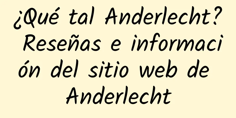 ¿Qué tal Anderlecht? Reseñas e información del sitio web de Anderlecht