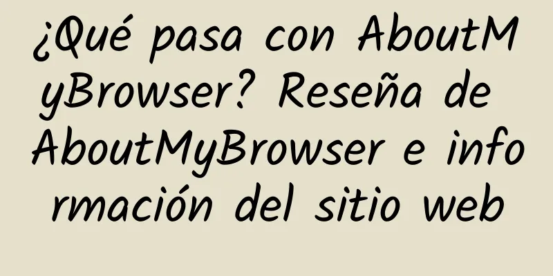 ¿Qué pasa con AboutMyBrowser? Reseña de AboutMyBrowser e información del sitio web