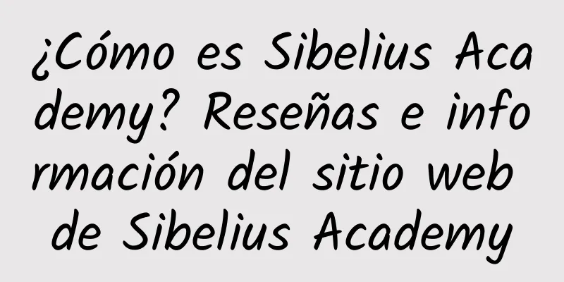 ¿Cómo es Sibelius Academy? Reseñas e información del sitio web de Sibelius Academy