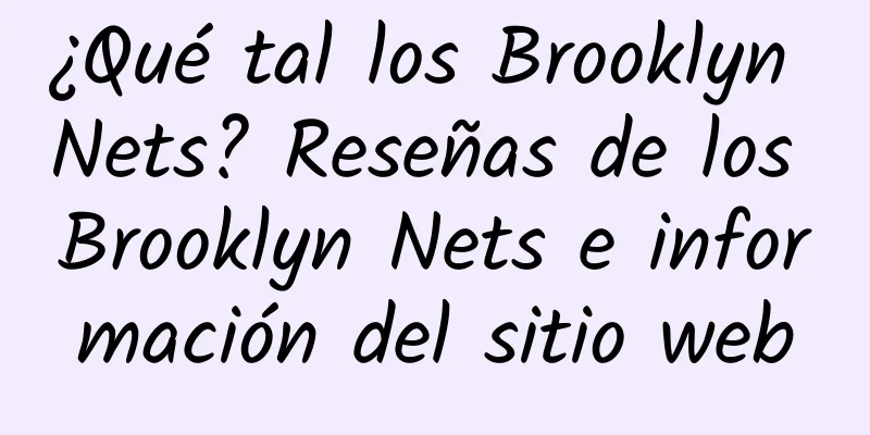 ¿Qué tal los Brooklyn Nets? Reseñas de los Brooklyn Nets e información del sitio web