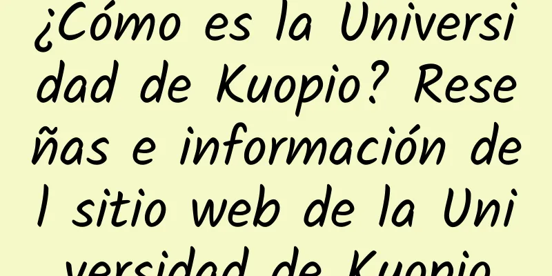 ¿Cómo es la Universidad de Kuopio? Reseñas e información del sitio web de la Universidad de Kuopio