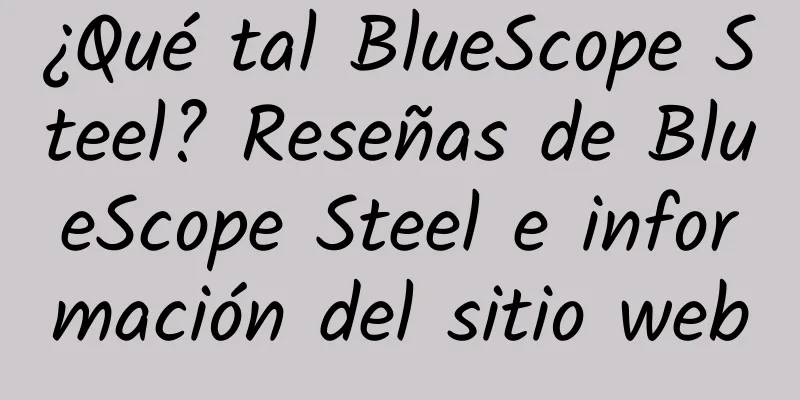 ¿Qué tal BlueScope Steel? Reseñas de BlueScope Steel e información del sitio web