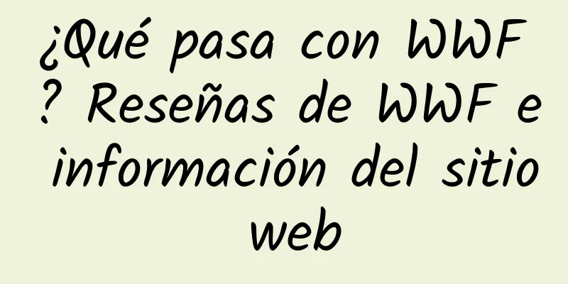 ¿Qué pasa con WWF? Reseñas de WWF e información del sitio web