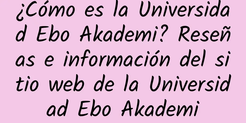 ¿Cómo es la Universidad Ebo Akademi? Reseñas e información del sitio web de la Universidad Ebo Akademi