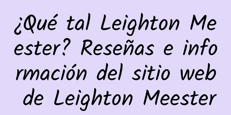 ¿Qué tal Leighton Meester? Reseñas e información del sitio web de Leighton Meester