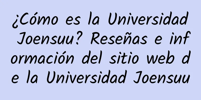 ¿Cómo es la Universidad Joensuu? Reseñas e información del sitio web de la Universidad Joensuu