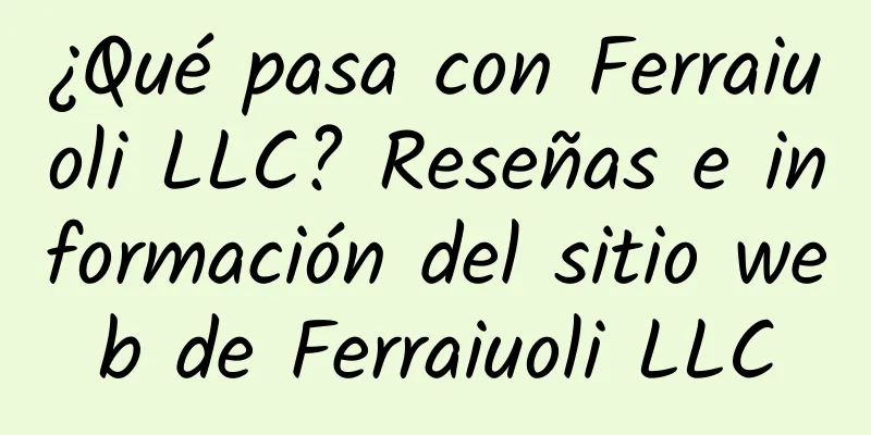 ¿Qué pasa con Ferraiuoli LLC? Reseñas e información del sitio web de Ferraiuoli LLC