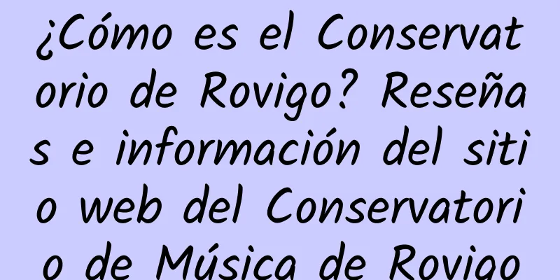 ¿Cómo es el Conservatorio de Rovigo? Reseñas e información del sitio web del Conservatorio de Música de Rovigo