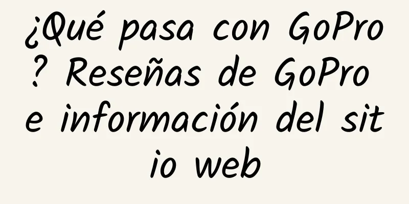 ¿Qué pasa con GoPro? Reseñas de GoPro e información del sitio web