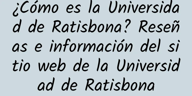 ¿Cómo es la Universidad de Ratisbona? Reseñas e información del sitio web de la Universidad de Ratisbona