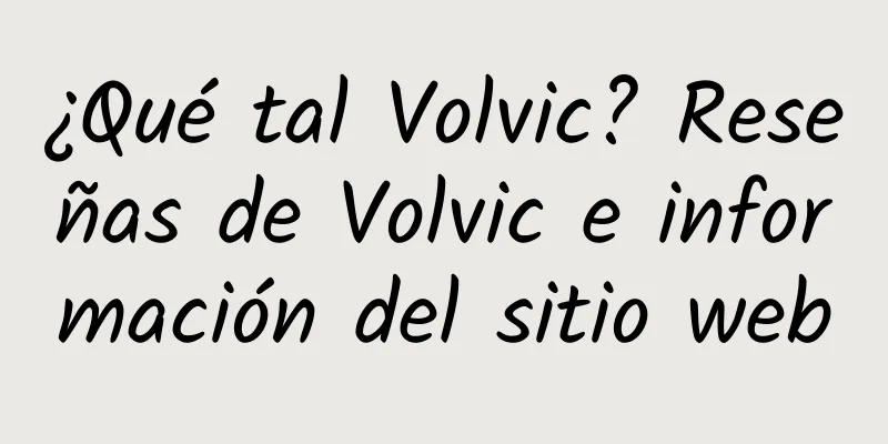 ¿Qué tal Volvic? Reseñas de Volvic e información del sitio web