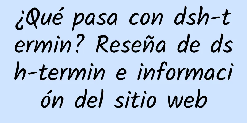 ¿Qué pasa con dsh-termin? Reseña de dsh-termin e información del sitio web