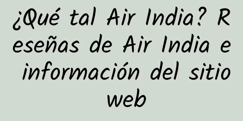 ¿Qué tal Air India? Reseñas de Air India e información del sitio web