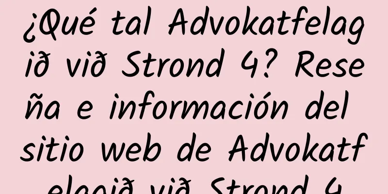 ¿Qué tal Advokatfelagið við Strond 4? Reseña e información del sitio web de Advokatfelagið við Strond 4