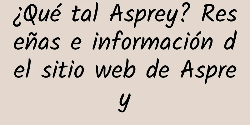 ¿Qué tal Asprey? Reseñas e información del sitio web de Asprey