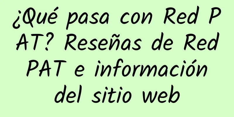 ¿Qué pasa con Red PAT? Reseñas de Red PAT e información del sitio web