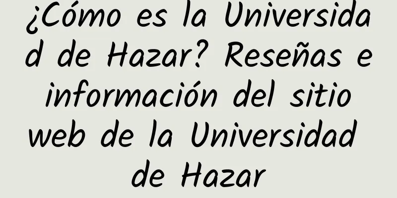 ¿Cómo es la Universidad de Hazar? Reseñas e información del sitio web de la Universidad de Hazar