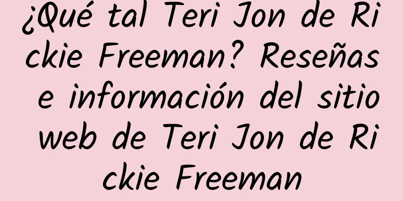 ¿Qué tal Teri Jon de Rickie Freeman? Reseñas e información del sitio web de Teri Jon de Rickie Freeman