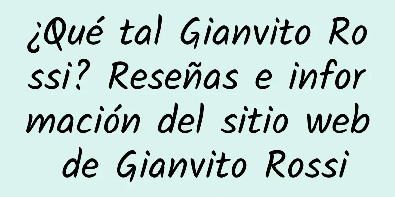 ¿Qué tal Gianvito Rossi? Reseñas e información del sitio web de Gianvito Rossi