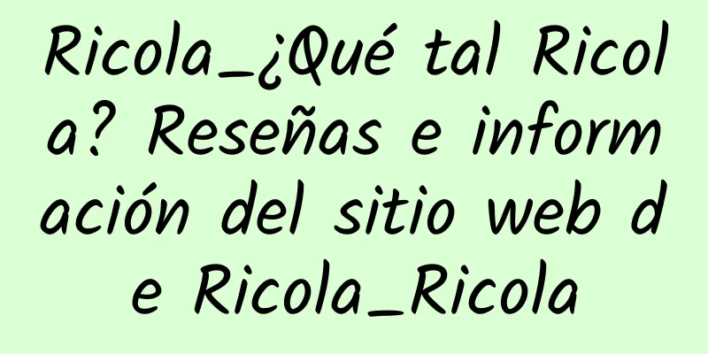 Ricola_¿Qué tal Ricola? Reseñas e información del sitio web de Ricola_Ricola