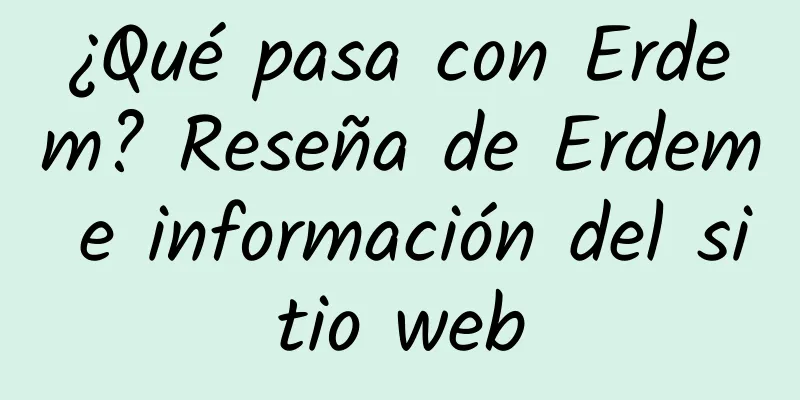 ¿Qué pasa con Erdem? Reseña de Erdem e información del sitio web