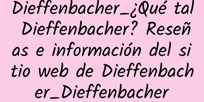 Dieffenbacher_¿Qué tal Dieffenbacher? Reseñas e información del sitio web de Dieffenbacher_Dieffenbacher