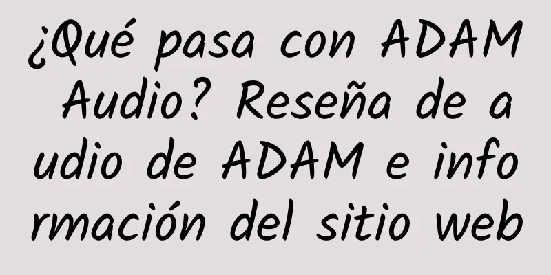 ¿Qué pasa con ADAM Audio? Reseña de audio de ADAM e información del sitio web