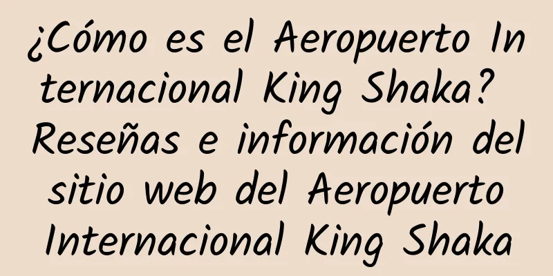 ¿Cómo es el Aeropuerto Internacional King Shaka? Reseñas e información del sitio web del Aeropuerto Internacional King Shaka